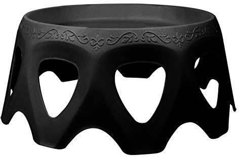 EXCEART BlumentopfstäNder Kunststoff, Balkon Blumentopf Regal, Zimmerpflanzenregal, Blumentopf Halter FüR Wohnzimmer, Schlafzimmer, BüRo, Dekoration, 29.5X23.7X12.6Cm, Schwarz