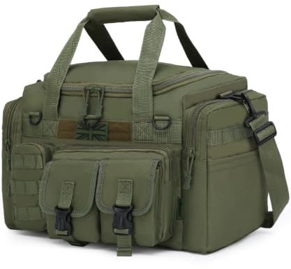 Kombat Saxon Reisetasche, 35 l, Grün, olivgrün, 18inch x 12inch x 10inch, Modern