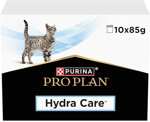 Pro Plan PURINA Hydra Care Katze | 10 x 85 g | Ergänzungsfuttermittel für ausgewachsene Katzen | Kann dabei helfen die Wasseraufnahme zu erhöhen | Im Frischebeutel