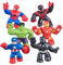 Heroes of Goo Jit Zu Marvel Mega Mini 6 Pack - Squishy, Stretchy, Gooey Mini Heroes - Ironman, Spider-Man, Captain America, Miles Morales, Hulk and Black Panther