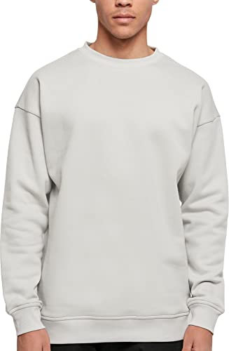 Build Your Brand Herren Sweatshirt Sweat Crewneck, Farbe bark, Größe 3XL