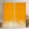 Loussiesd Glänzender Stern Druck Fenstervorhang 260x140cm Mond Sterne Himmel Blickdichte Vorhänge Farbverlauf Orange Weiß Vorhänge für Jungen Kinder Schlafzimmer Deko Romantischer Stil