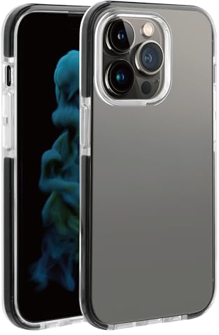 Vivanco Rock Solid Backcover Apple iPhone 14 Pro Max Transparent, Schwarz