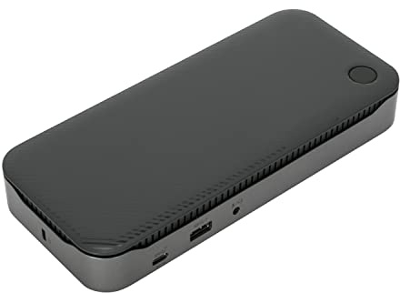 Targus USB C Hybrid/Universal Docking Station with Quad 4K, Docking Station Single 8K/Quad 4K UHD Display, USB C Laptop Docking Station, Fingerprint ID, Alt Mode Host, 100W Power Delivery (DOCK720USZ)
