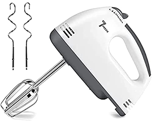 ASEELO Electric Handheld Mixer, 7-Speed Portable Small Blenders, Cake Whipping Machine Whisk, with 4 Stainless Steel Accessories, for Kitchen Baking Cooking