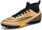 sudorun Scarpe da Calcio Uomo Donna Turf Scarpe da Calcetto Indoor Unisex High Top All'aperto Scarpe da Allenamento Teenager TF Training Scarpe (DW,1101 TF Jin_39)