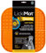 LickiMat Slomo XLarge Dog Food Mat - Slow Feeders Lick Mat for Boredom & Anxiety Relief for Dogs - Perfect for Food, All Treats or Peanut Butter - Fun Alternative to a Slow Feeder Dog Bowl - Orange