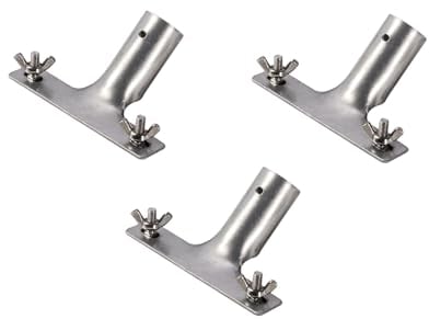 Stielhalterung 24mm Ø, zur Selbstmontage für Flächenrakel (Löcher vorgebohrt)