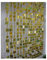 MKLHAVB Door Curtain Home Partition Decoration Supplies DIY Sequin Colored Door Curtains Wedding Party Hanging Ornaments Beaded Door Curtain(Gold)