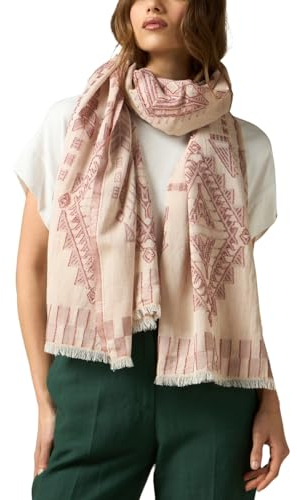 Oltre: Schal mit Ethno-Stickerei Rosa 02 Spring Summer 24