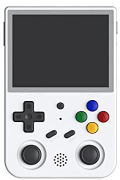 LNEMYQRS RG353V Handheld Game Console, Support 5G WiFi 4.2 Bluetooth, Linux System RK3566 Chip Built-in 256G TF Card 35000 Games, 3.5 Inch IPS Screen HDMI Retro Portable Video Game Console