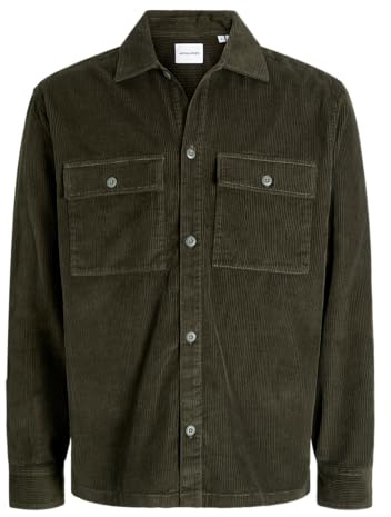 JACK & JONES Men's Jjeperfect Corduroy Overshirt Ls Sn