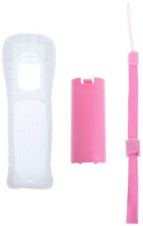 El mando a distancia para mando a distancia Wii para funda de repuesto de silicona para funda y correa de muñeca Wii