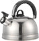 1.2L Induction Cooker Gas Universal Kettle Stainless Steel Thicken Whistle Teakettle Home Kitchen Water Boiling Kettle Silver (Color : Rosso) (B) Lofty Ambition Elegant