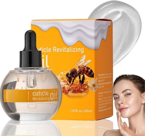 Honey-Infused Cuticle Oil,Nourishing Milk & Bota/nical Care Oil,Cuticle Repair Treatment with Natural Extract,Moisturizing Formula for Dry and Brittle Skin,Revitalizing Oil Blend for Nail Restoration