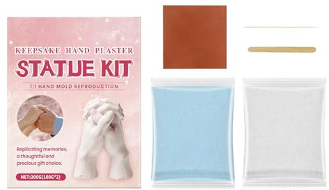 Eco Friendly Resin Casting Powder - 100G Water Activated Quick Clay Plaster Powder Kit Manual Moulding Sculpting | Ideal Mould for Making Decor