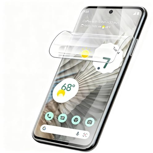 Negugew 2 Piezas Protectores de Pantalla para Google Pixel 7 Pro, Película de Hidrogel Ultrafina de TPU Suave Sensible al tacto