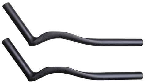 Generisch Carbon Fiber TT Rest Lenker Clip Auf Aero Bars Verlängerung for Rennrad Triathlon Zeitfahren