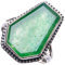 StarGems 925er Sterling Silber Chrysoprase Einzigartig Handgefertigt Ringe 56 (18) Y3927