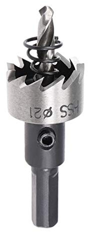 sourcingmap 21mm HSS Drill Bit Hole Saw for Stainless Steel Metal Alloy Wood