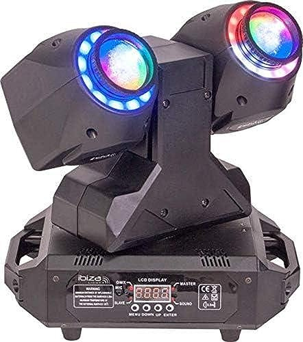 MHBEAM60-FX - Ibiza - DOPPELTES 2-IN-1 WASH & BEAM LED MOVING HEAD MIT DMX STEUERUNG