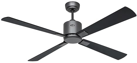 Deckenventilator Eco Neo III 132 BG Schwarz/Teak