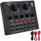 Live Sound Card,7 Connection Methods Live Sound Card Voice Changer Bluetooth Support Mobile Phone Computer Headset Using,with 18 Kinds of Sound Effects