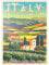MyPuzzle Romantische ländliche Landschaft, Italien, Art Deco Style Vintage Poster, Illustration - Premium 200 Teile Puzzle - MyPuzzle Sonderkollektion von Puzzle Galaxy