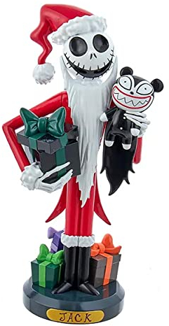 Disney Nightmare Before Christmas Jack mit Vampir-Nussknacker, 25,4 cm, Mehrfarbig