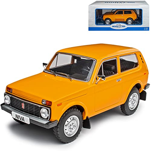 Model Car Group Lada Niva Gelb Orange Ab 1977 1/18 Modell Auto