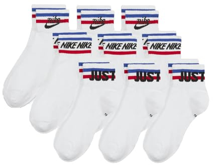 NIKE 9 Paar Everyday Essential Ankle Sneakersocken Socken Quarter Unisex DX5080
