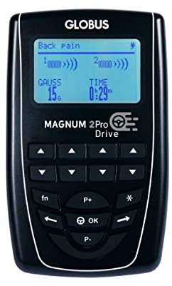 GLOBUS | Magnum 2 Pro Drive, Heim-Magnettherapie mit wiederaufladbarem Akku | 41 Programme zur Behandlung gängiger Osteoartikularerkrankungen, reduziert Entzündungen und Schmerzen