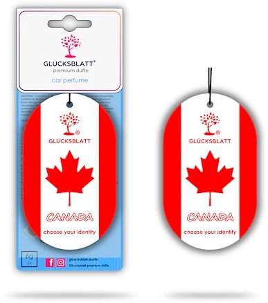Lucky Leaf Premium Car Fragrance Car Perfume Flag Canada