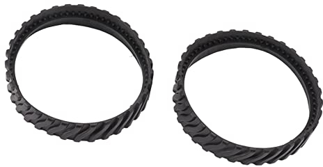 keshow 2 Pezzi Pulitore per Piscina Ricambio Cingolo in Gomma Zodiac Mx8 Mx6 Piscina Nuoto Pulizia Fornitura Pulitore per Piscina Cingolo Pneumatico per Aspirapolvere Robot Zodiac Mx8 Mx6