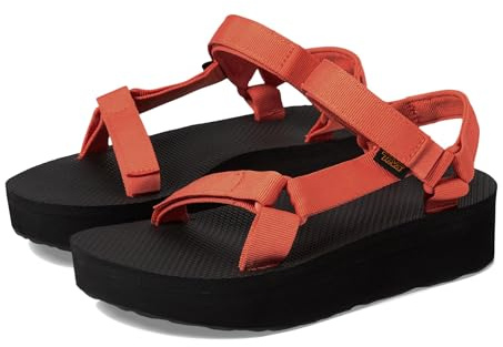 Teva W Flatform Universal Sandals 1008844-TGLY, Women sandals, Red, 37 EU