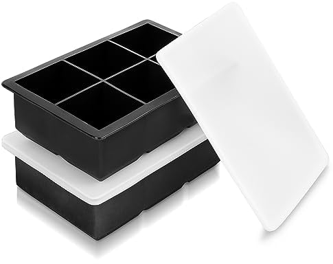 YHT 2 Pack Large Ice Cube Trays