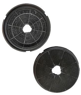 JCSPARES® - Kit 2 Pezzi - Filtro Ai Carboni Attivi Diametro 190 mm Per Cappa Aspirante Cucina Compatibile Con Balay