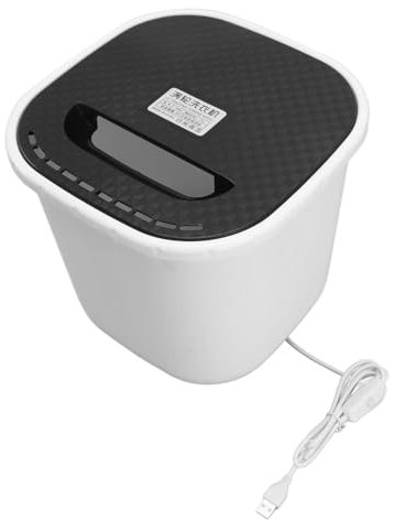 Machine à Laver Portable 6L, Mini Machine à Laver à Rotation Avant Et Arrière, Alimentation USB, Mise Hors Tension Automatique, Laveuse De Sous-vêtements