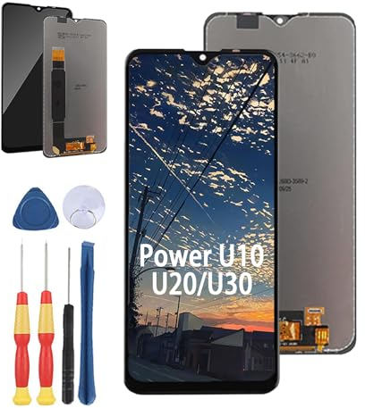 Yuxyiony Nuovo Schermo di Ricambio per Wiko Power U10/U30/U20 Display LCD Riparazione dello Schermo e Sostituzione Strumento Accessori