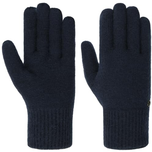 Roeckl Wollhandschuhe mit Kaschmir Handschuhe Fingerhandschuhe Herren - Winter Herbst-Winter - 9 1/2 HS dunkelblau