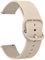 Bracelets de Montres Silicone 20mm 22mm, Remplacement Dégagement Rapide pour Femme Homme 20mm 22mm (20mm, Thé au Lait)