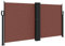 vidaXL Auvent Latéral Rétractable, Brise-Vue de Jardin, Écran de Protection, Écran de Balcon Terrasse Arrière-Cour Extérieur, Marron 120x1200 cm