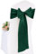 Pesonlook 100 Stück Dunkelgrün Satin Stuhlschärpen Stuhl Dekorative Schleife Entworfene 17 x 275 cm Stuhlschärpen Schleife Krawattenband für Hochzeit Party Hoteldekoration (Dunkelgrün)