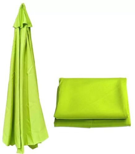 KXWOQ3ED Auvent de Rechange pour Parasol 8 Baleines, Toile de Remplacement pour Parasol de Terrasse, Imperméable Protection UV, Housse de Parasol d'Extérieur pour Jardin Piscine(Size:300CM/10FT)