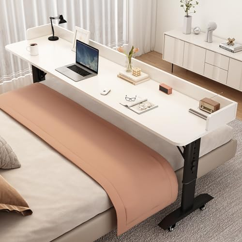 Bettschreibtisch Überbetttisch Überbetttisch mit Rollen Über dem Betttisch Verstellbarer Tisch Verstellbares Bett Höhenverstellbarer Tisch Schreibtisch fürs Bett Schreibtisch auf Rollen Mass