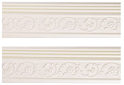 Borde de Papel Tapiz, Bordes de Papel Tapiz autoadhesivos, Bordes de Papel Tapiz, Patrón 3D Línea de Ajuste de Pared Etiqueta de Papel Tapiz Tira de Borde de zó