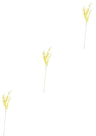 TOPBATHY Oncidium Kunstpflanze 3st Künstliche Künstliche Orchideen Kunstorchidee Dekoringe Blumenstrauß Künstliches Oncidium Zuhause Gefälschte Blumendekoration Gefälschtes Oncidium Plastik Yellow