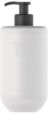 The Aromatherapy Co. - Smith & Co. 400ml Hand & Body Lotion - Tonka & White Musk | Kakura Plum Oil & Marula Oil Skin Moisturiser - Vegan & Cruelty-Free/Made in New Zealand. Refillable Glass Bottle.