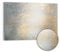 DEQORI Metall Magnettafel | 60x40 cm cm groß | Motiv Wand mit Gold-Struktur | Whiteboard für alle Magnete | Magnetboard Wand-Tafel für Küche & Büro | Design Magnetwand Pinnwand magnetisch