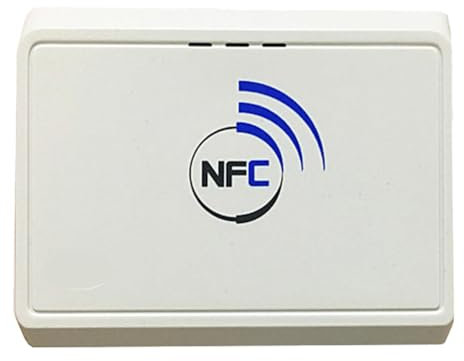 Yominerr Lector de Tarjetas RFID Inalámbrico con Bluetooth y Bluetooth para Android, NFC, Sin Contacto, 13,56 MHz (ACR1311)